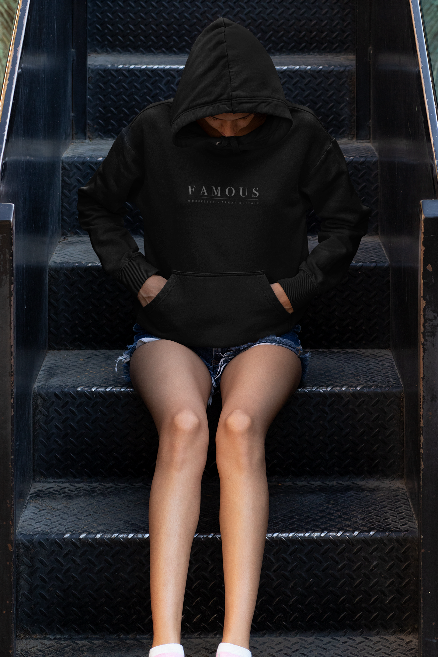 FAMOUS Womens Hoodie FAMOUS